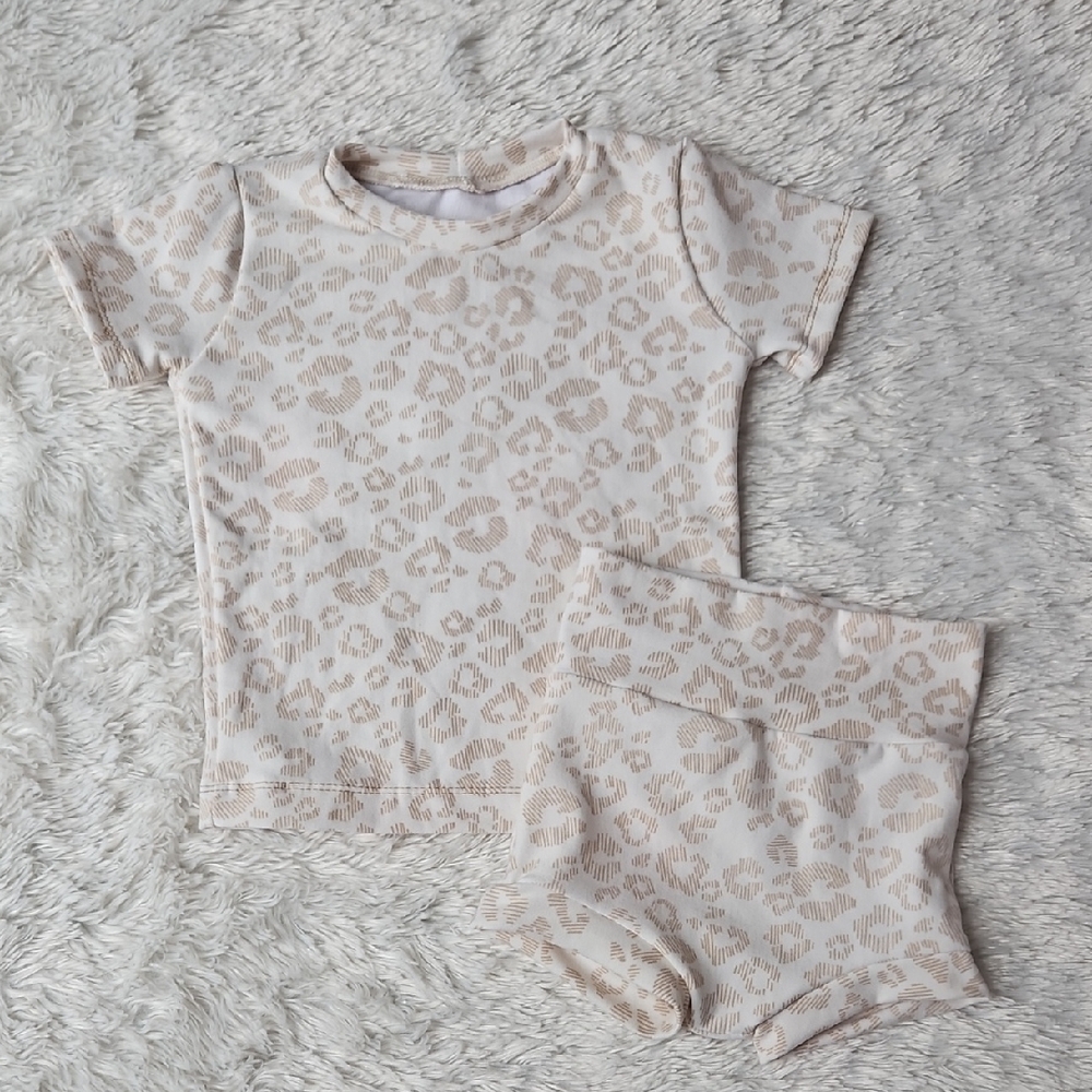 Handmade Leopard Print Baby Outfit